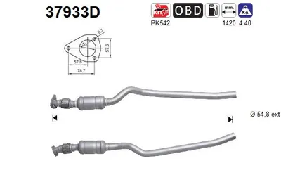Catalyseur Vw PASSAT B5.5 · Vw PASSAT B5.5 Variant
