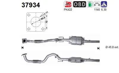Catalyseur Vw GOLF IV · Vw GOLF IV Variant · Vw BORA I