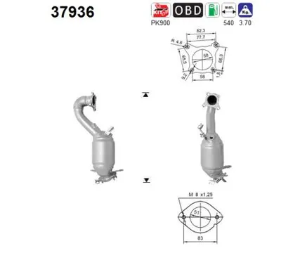 Catalyseur Vw GOLF V · Vw GOLF V Variant · Vw GOLF PLUS V