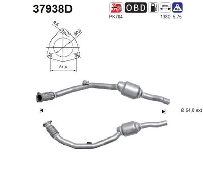 Catalyseur Vw PASSAT B5.5 · Vw PASSAT B5.5 Variant · Skoda SUPERB I