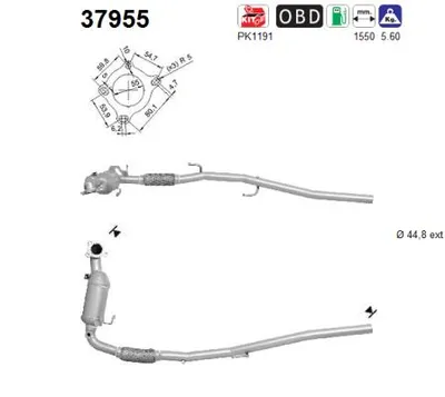 Catalyseur Skoda ROOMSTER Praktik · Vw POLO V · Skoda FABIA II