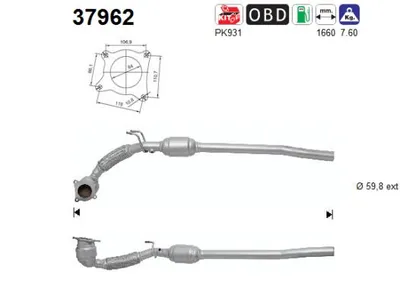 Catalyseur Audi A3 Sportback · Audi A3 · Vw GOLF V