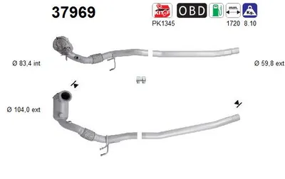 Catalyseur Audi A3 Limousine · Audi A3 · Audi A3 Sportback