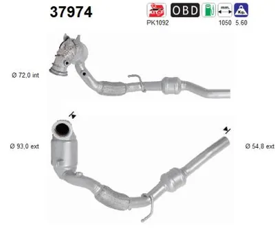 Catalyseur Vw TOURAN
