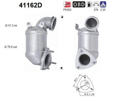 Catalyseur Lancia THESIS · Alfa Romeo 166