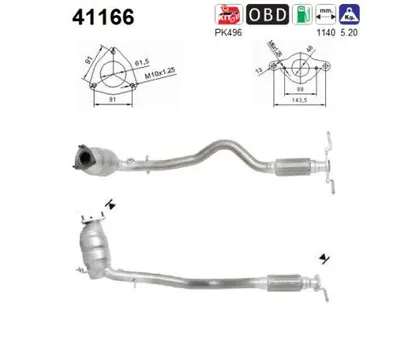 Catalyseur Alfa Romeo 147