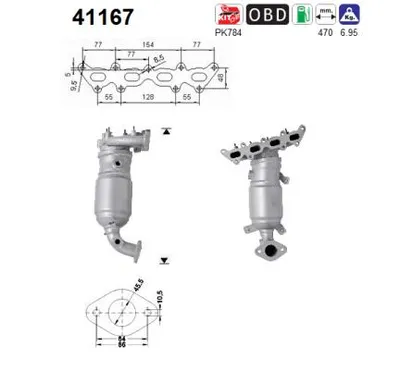 Catalyseur Fiat DOBLO Platform/Chassis · Alfa Romeo MITO · Fiat DOBLO Bus