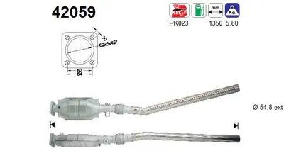 Catalyseur Audi 100 C4 Saloon · Audi 100 C4 Avant · Audi A6 C4