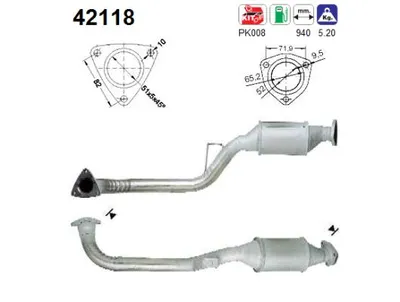 Catalyseur Audi 100 C4 Saloon · Audi 100 C4 Avant