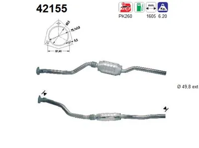 Catalyseur Audi A4 B5 · Audi A4 B5 Avant