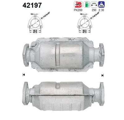 Catalyseur Audi 80 B2 Saloon · Audi COUPE B2 · Vw PASSAT B2