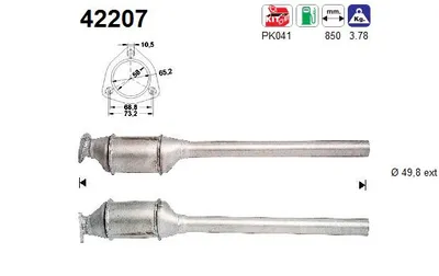 Catalyseur Audi 100 C4 Saloon · Audi 100 C4 Avant · Audi A6 C4