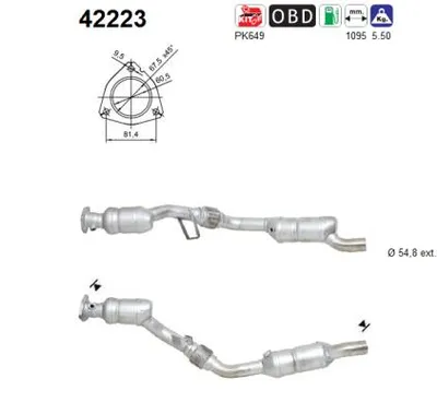 Catalyseur Audi A4 B6 · Audi A4 B6 Avant