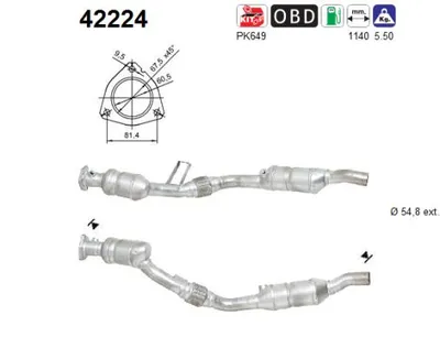 Catalyseur Audi A4 B6 · Audi A4 B6 Avant