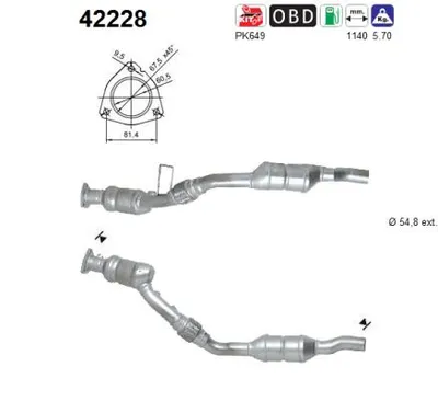 Catalyseur Audi A4 B6 · Audi A4 B6 Avant · Audi A4 B6 Convertible