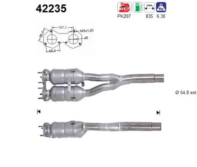 Catalyseur Vw GOLF IV · Audi TT · Audi A3