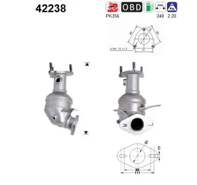 Catalyseur Vw GOLF IV · Vw GOLF IV Variant · Vw BORA I