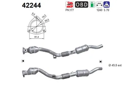 Catalyseur Vw PASSAT B5 Variant · Audi A6 C5 · Audi A6 C5 Avant