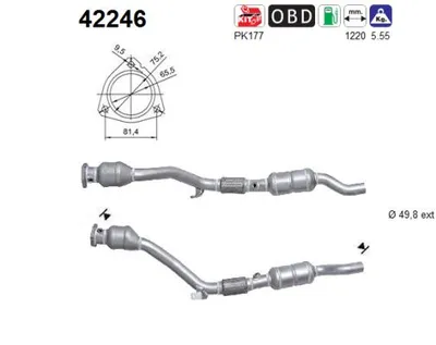 Catalyseur Audi A6 C5 · Audi A6 C5 Avant · Vw PASSAT B5.5