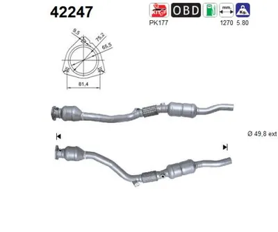 Catalyseur Audi A6 C5 · Audi A6 C5 Avant · Vw PASSAT B5.5
