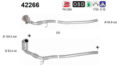 Catalyseur Audi A3 Limousine · Audi A3 · Audi A3 Sportback