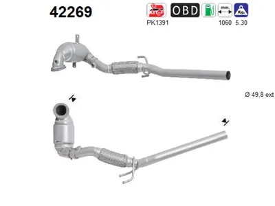 Catalyseur Vw POLO V · Audi A1 · Audi A1 Sportback