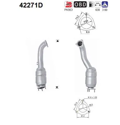 Catalyseur Audi A6 C6 · Audi A6 C6 Avant · Audi A6 Allroad C6