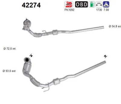 Catalyseur Audi Q3 · Vw TIGUAN