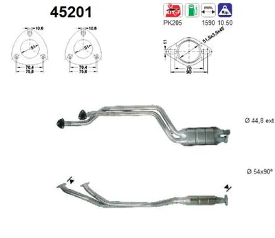 Catalyseur Bmw 5 · Bmw 5 Touring