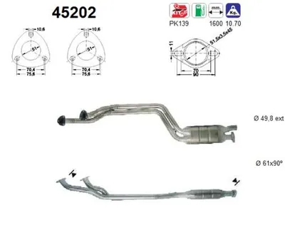 Catalyseur Bmw 5