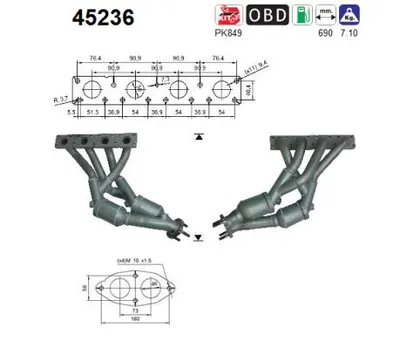 Catalyseur Bmw 3 Compact · Bmw 3 · Bmw 3 Coupe