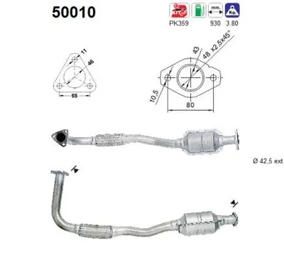 Catalyseur Daewoo MATIZ