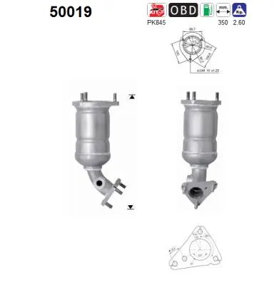 Catalyseur Chevrolet MATIZ · Chevrolet SPARK · Daewoo MATIZ