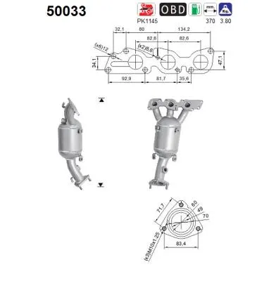 Catalyseur Chevrolet EPICA