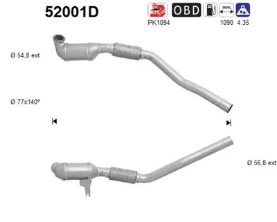 Catalyseur Dodge CALIBER