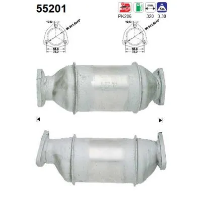 Catalyseur Lancia THEMA SW · Fiat CROMA · Lancia THEMA