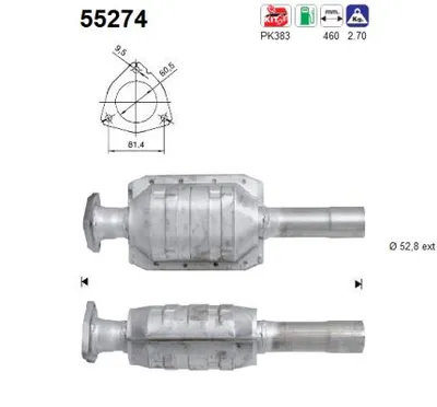 Catalyseur Fiat BRAVA · Fiat BRAVO I