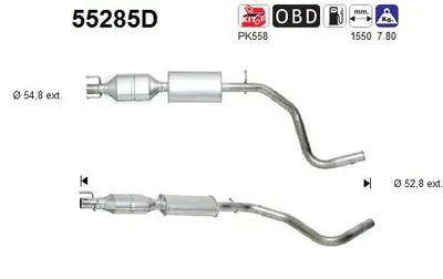Catalyseur Fiat STILO