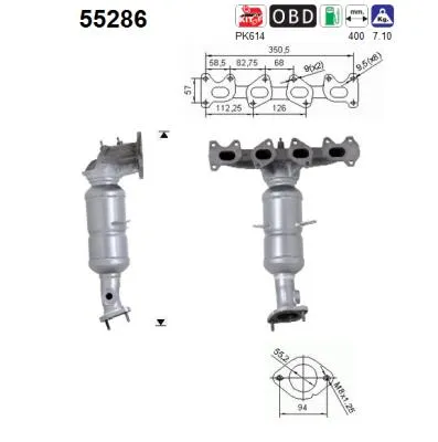 Catalyseur Fiat STILO · Fiat STILO Multi Wagon · Fiat STILO VAN