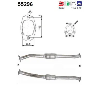 Catalyseur Peugeot BOXER Bus · Peugeot 106 I · Citroën JUMPER I Bus
