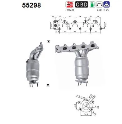 Catalyseur Fiat STILO