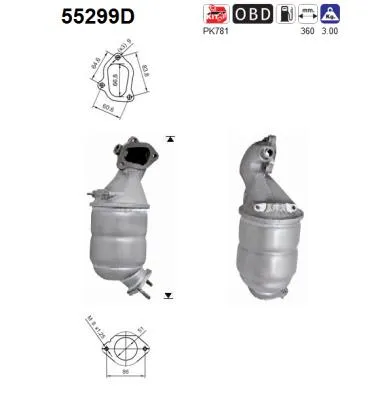 Catalyseur Fiat GRANDE PUNTO
