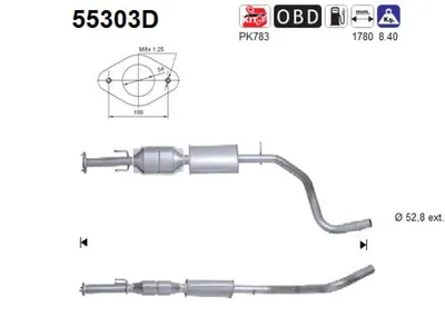 Catalyseur Fiat BRAVO II · Fiat STILO · Fiat STILO Multi Wagon
