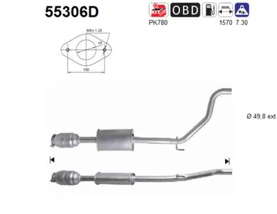 Catalyseur Fiat GRANDE PUNTO