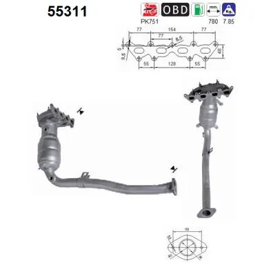 Catalyseur Fiat STILO