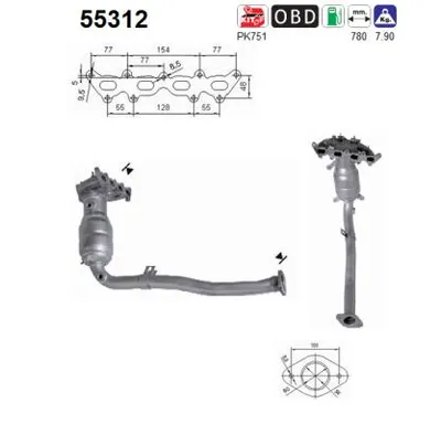 Catalyseur Fiat STILO · Fiat STILO Multi Wagon