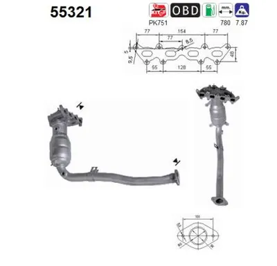 Catalyseur Fiat BRAVO II