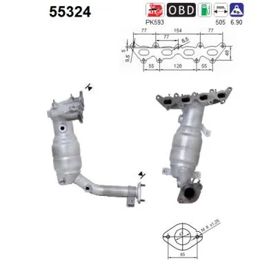 Catalyseur Fiat 500 · Fiat 500 C