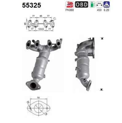 Catalyseur Fiat PUNTO