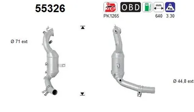 Catalyseur Fiat 500 C · Fiat 500 · Lancia YPSILON